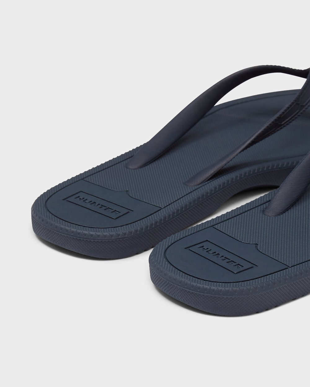 Hunter Original Flip Flops - Outlet Store Womens Navy - DISTQO457